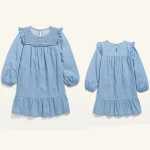 OEM Girls Denim Mini Dress