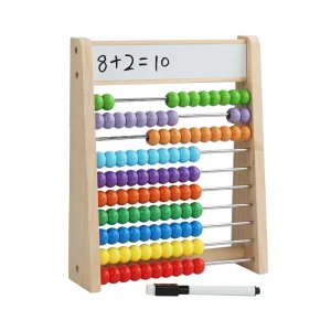 Wooden Childrens Abacus Montessori Math Tool