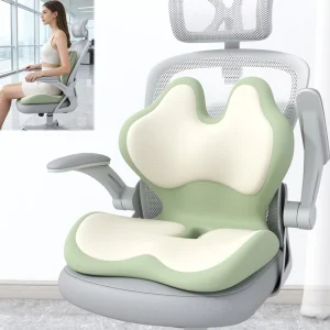 Customizable Orthopedic Office Chair Butt Cushion Lumbar Support Pillow Set Memory Foam Coccyx Pain Car Seat Cushion Sewing