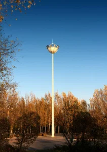 Top Grade Antitheft Platform Top High Mast Light Pole for Exhibition Centers