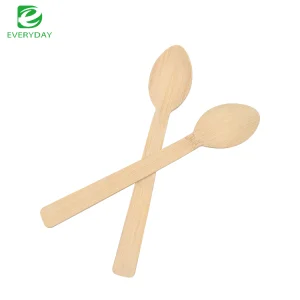 Customizable Disposable Luxury Bamboo Cutlery with Custom Logo &amp; Color Eco-Friendly Biodegradable for Party BBQ Wedding