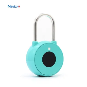 Mini Waterproof Smart Blue Tooth Padlocks App Keyless Biometric Fingerprint Top Security Smart Padlocks
