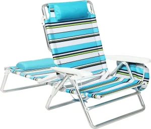 Folding Camping Aluminum Chair Lightweight Beach Chair Collapsible