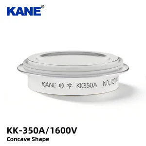 Kk 350A 1600V Fast SCR Thyristors Rectifier Module Concave Shape Spiral Bolt Mount Medium Frequency Furnace Soft Start Component