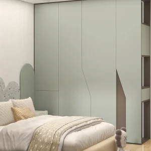 Custom for Room Chinese Furniture Grande Armoire with Shoe Rack Closet 2 Portes Wardrobe Closet Shelves