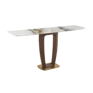 Modern Marble Dining Table Console for Elegant Home Furniture