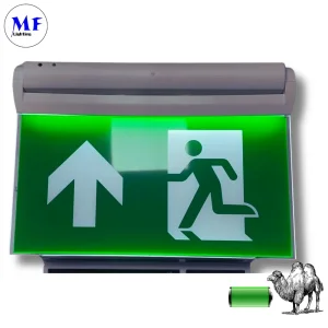 Luz de Emergência de Saída Acrílica IP65