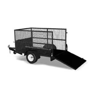 Industrial-Grade Galvanized Car Hauler Trailer – Custom Cage Height (600/900mm) – OEM Supplier