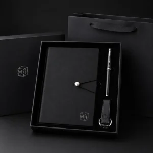 Custom Black Business Gift Set
