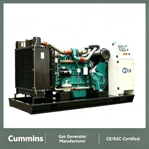 مجموعة مولدات الغاز الطبيعي المثبتة على هيكل متحرك 400kw