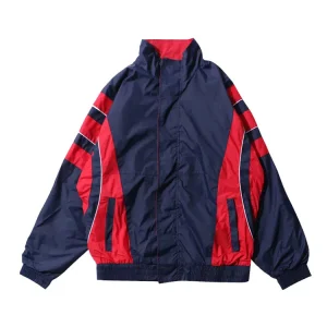 Wholesale Mens Color Block Windbreaker Jacket