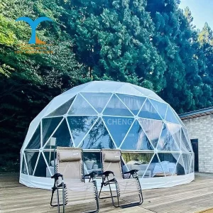 Luxury Modern Geodesic Dome Tents PVC Fabric