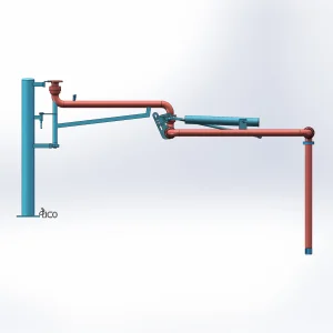 Al1401 Armored Loading Arm for Oil Terminal Operations