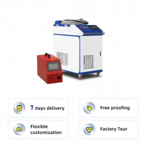 1500W 2000W 3-in-1 Handheld Laser Welder for Metal Stainless Steel &amp; Aluminum New Condition Featuring Mitsubishi Servo Motor