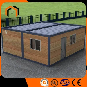 Casa residencial de bajo costo, hogar de contenedor prefabricado, casas solares