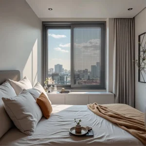 Ventana dormitorio deslizante doble
