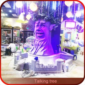 Simulation Talking Tree Robot for Game Center