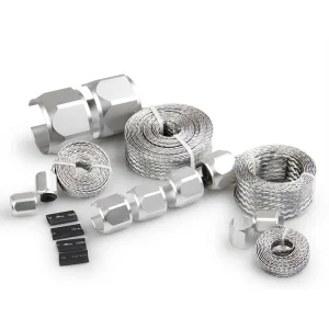 Spectre Performance Silver Flex Vacuum Heater Braided Hose Engine
