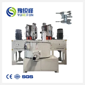 Plastic PVC Resin Vertical Compounding Heating Cooling Mixing System