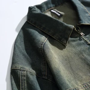 China ZD new design oversized vintage denim jacket Factories, Company