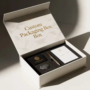 Custom Magnetic Box Ivory White Luxury Packaging UK