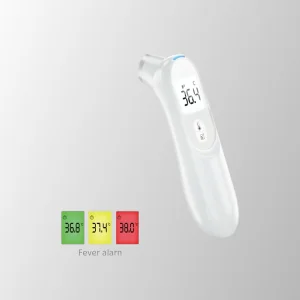 مقياس حرارة الأذن بالأشعة تحت الحمراء مع شاشة LCD