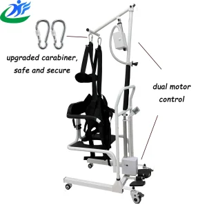Ready-to-Ship Hydraulic Lift Transfer Chair for Disabled Commode Wheelchair Mobility Aids