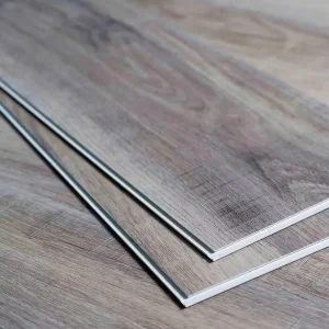 Embossed Eir Composite Fireproof Vinyl Plank for Indoors Hospital Hotel PVC Click