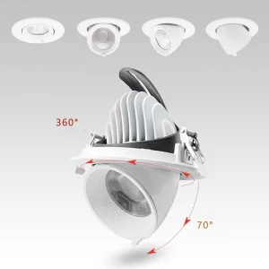 CRI90 Adjustable Recessed Spotlights