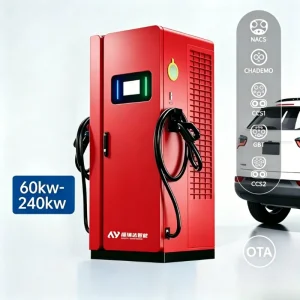 تصنيع شاحن كهربائي للسيارات الكهربائية من نوع DC 240kw 360kw Gbt/CCS2/CCS محطة شحن تعمل عن بُعد بسرعة 240kw شاحن DC