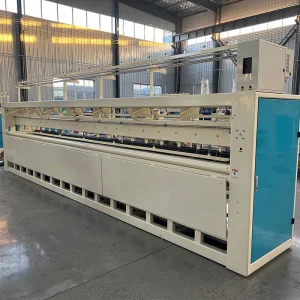 Máquina de coser cortina enrollable ignífuga automática para puertas