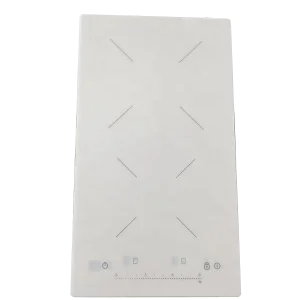 New Design Induction Cooker White Ceramic Glass 2 Head Induction Hob 3000W Kanger Glass Induction Cooker Top