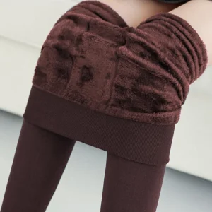 Hot Sale Thermal Thick Winter High Waist Fleece Leggings