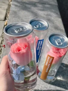 Juice Bottle Pet Beverage Transparent Plastic Empty Package Bubble Milk Tea Bottle with Aluminium Cap