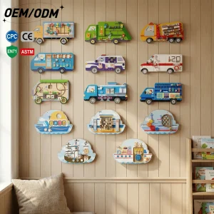 Wooden Vehicle Wall Toys | 100+ Designs | Montessori STEM Educational | Interactive Sensory Play | Ages 2-13 | Ready Stock