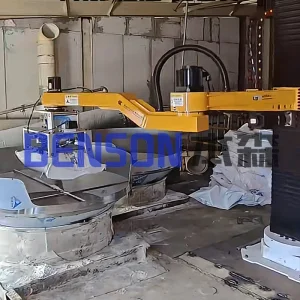 Benson's Corrosive Fertilizer Granule Depalletizing and Unloading Robot