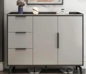 Modern Corner Buffet Table Cabinet Equipment Set Dining Table MDF Table in Living Room Furniture