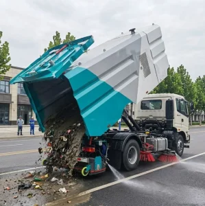 Foton Auman Road Street Sweeper Sweep Sweeping Vacuum Suction Cleaner Cleaning Washing Washer Truck