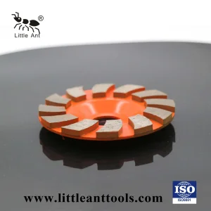 كوب الماس التوربيني / عجلة طحن شكل دائري 4''