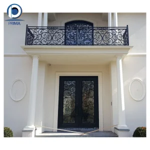 Luxury Wrought Iron Double Door