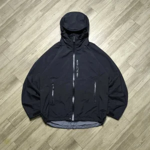 Custom Black Waterproof Outdoor Jackets Men's WindbreakerJacket Manufacturer