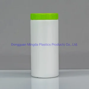 Food Grade Wide Neck Empty Tall Cylindrical Capsules HDPE Bottle