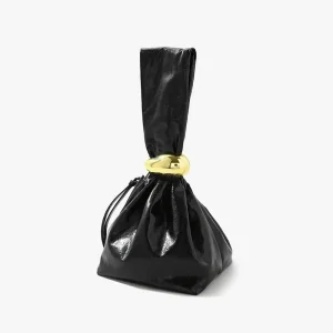 Wholesale Crystal Wax Cowhide Handbag Gift Bag Purse