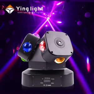 3 Heads Hot Wheel Rotation Moving Head Light