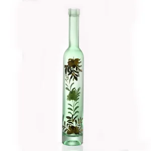Wholesale 375 ml ice wine liquor paper transfer glass bottle with cork Manufacturer, Supplier