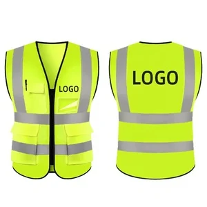 High Visibility Reflective Safety Vest for Sanitation Workers