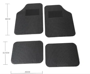 4PCS/Set حصائر أرضية عالمية من PVC لسيارات SUV