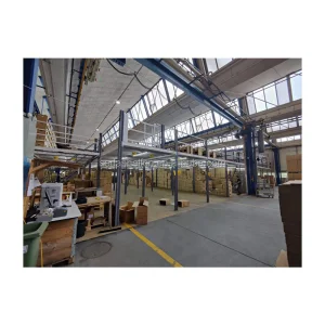 Custom Industrial Storage H Beam Steel Work Platforms Warehouse Office Heavy Duty Mezzanine Floor Racking System
