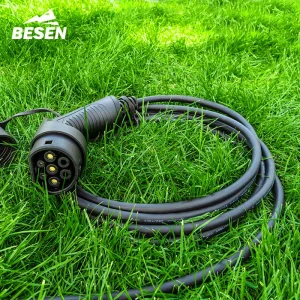 OEM ODM 32A 3 Phase 22kw IEC 62196-2 Type 2 EV Charging Connector Plug with TPU