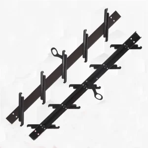 High Quality Security Aluminum Shutter Frame Factory Price Black Frame Adjustable